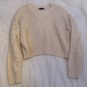 Kendall & Kylie; Creme Sweater; M; Great Condition, Lightly Used